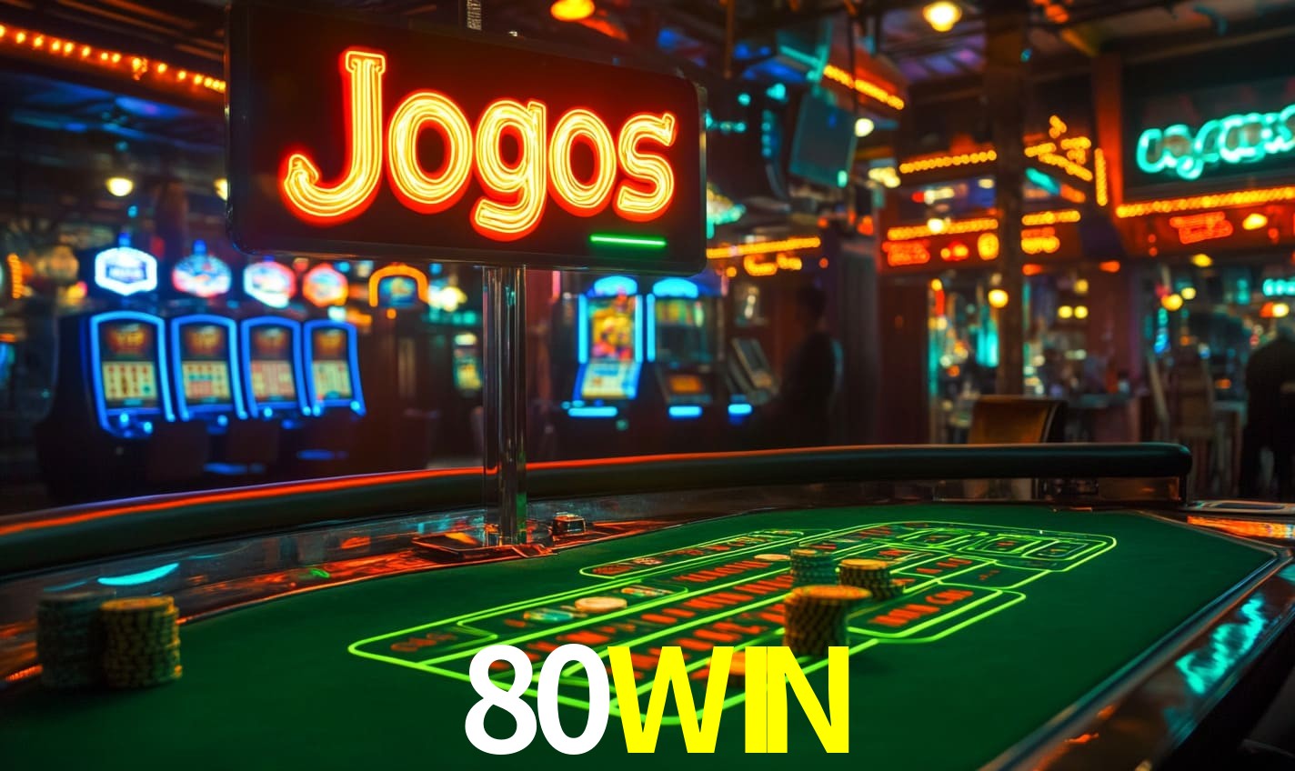 80WIN Logo - Bônus com Rollover Justo