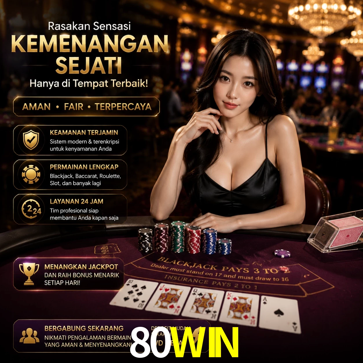 Bônus exclusivos membros VIP 80WIN